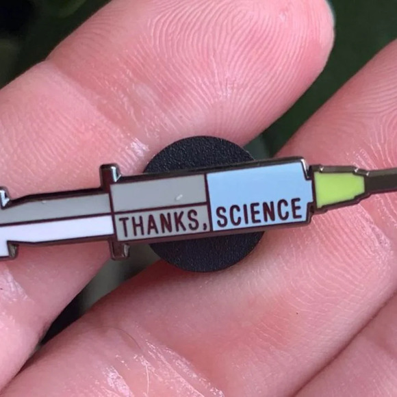 Jewelry - New “Thanks Science” enamel pin